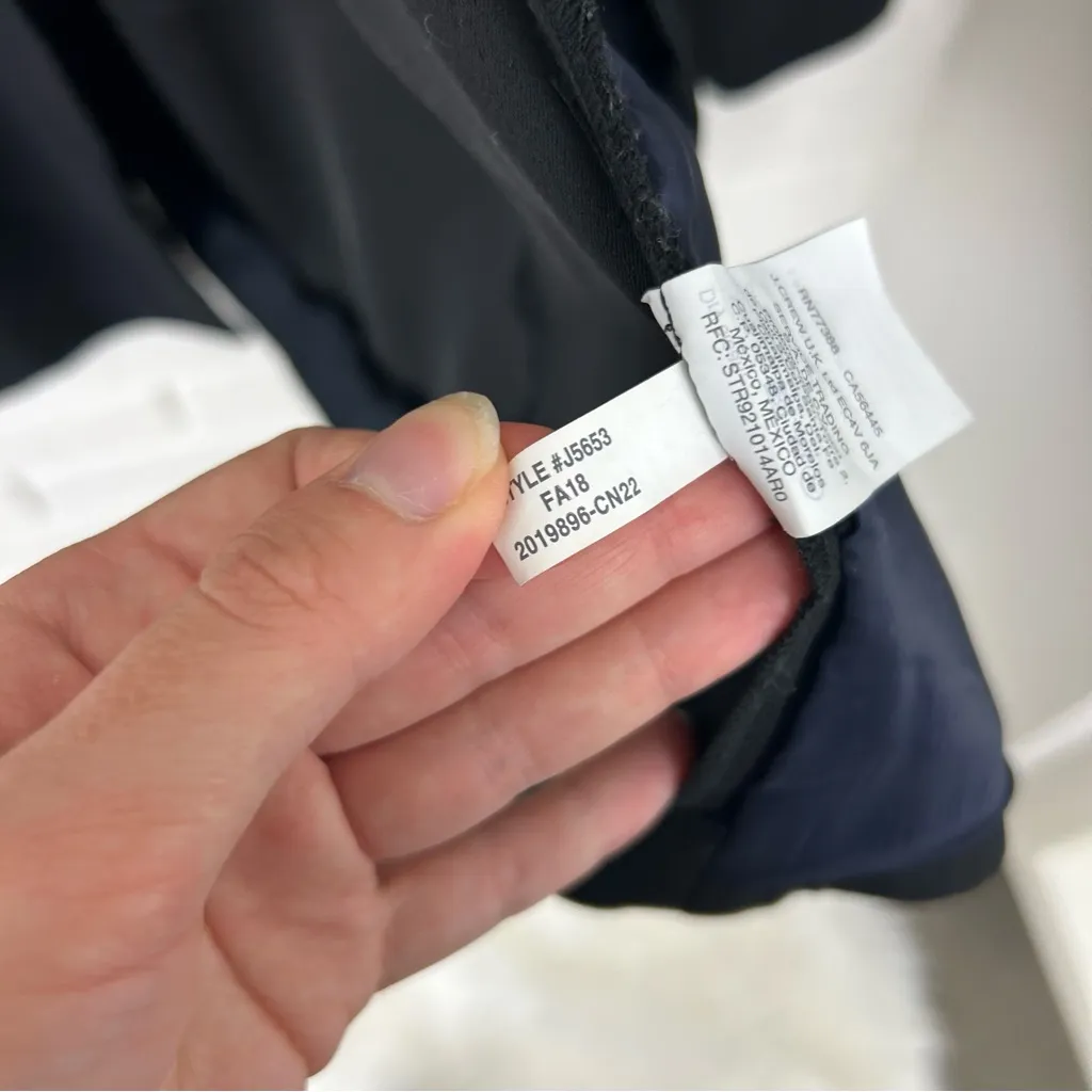 J.Crew 365 Black Crepe Wrap Blazer Size S - Image 10