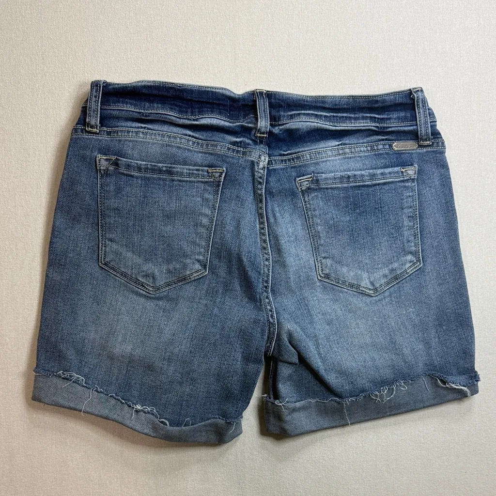 KanCan Women's Classic Blue Denim Shorts Size L - Image 2