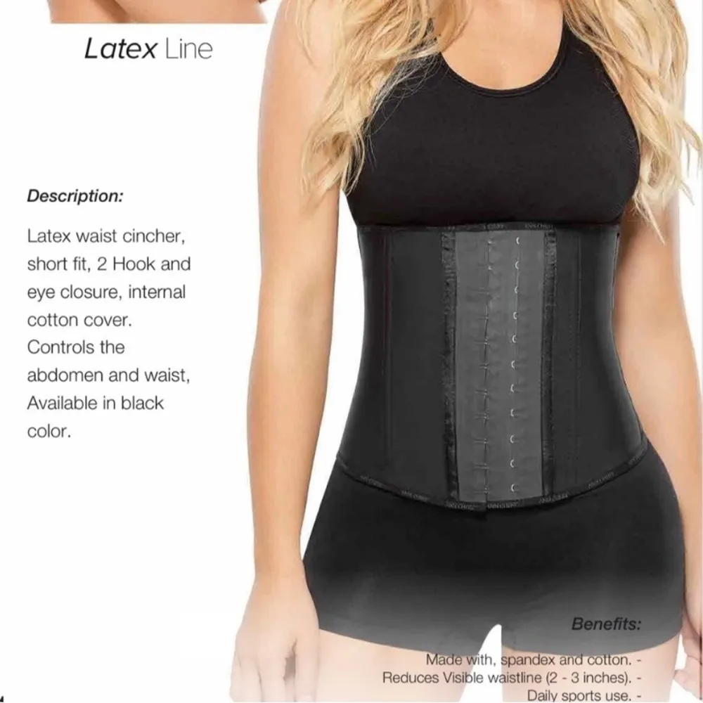 WAIST TRAINER ABDOMEN CONTROL BLACK SIZE XS / NEW WITH TAG - Image 10