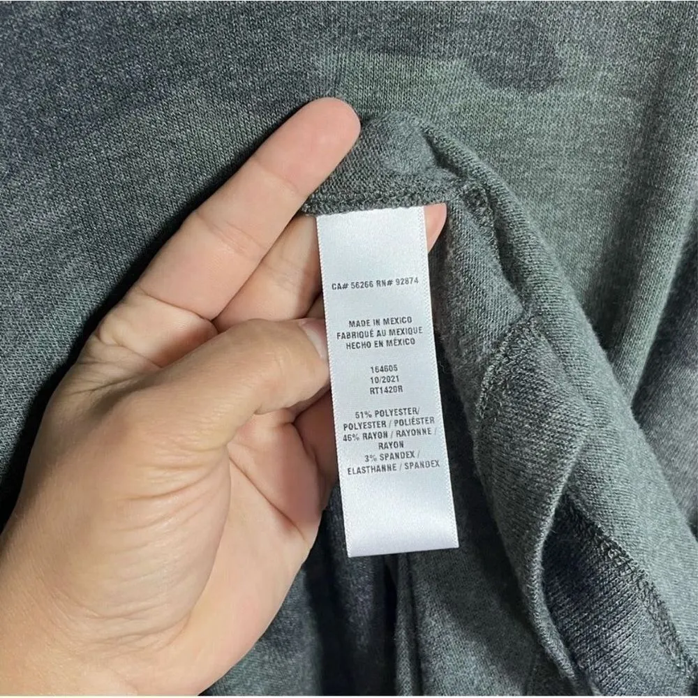 Splendid Camo Cowl Neck Dolman Long Sleeve Lightweight Sweater Top Sz M Green - Image 9