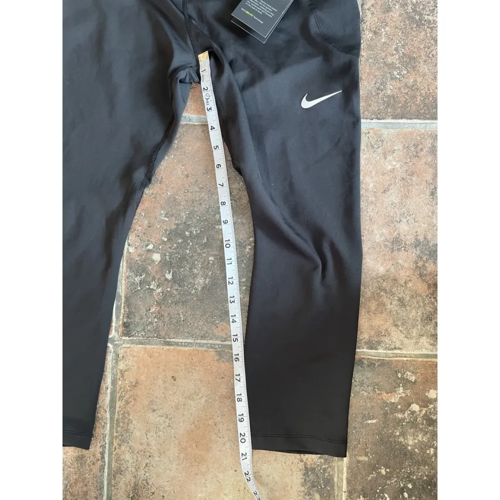 NWT Women's Nike Dri-Fit Running Tight Fit Workout Tights XL Black - Image 10