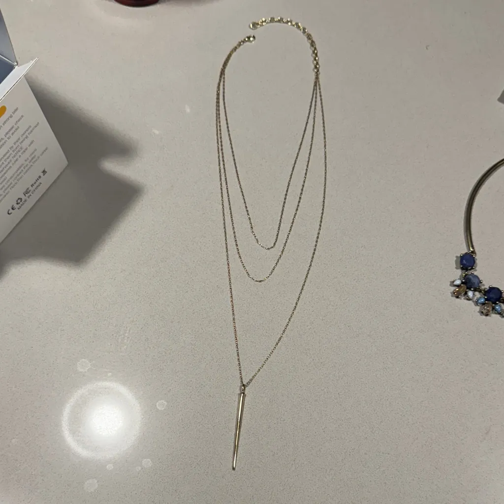 BaubleBar Gold Layered Necklace - Image 2