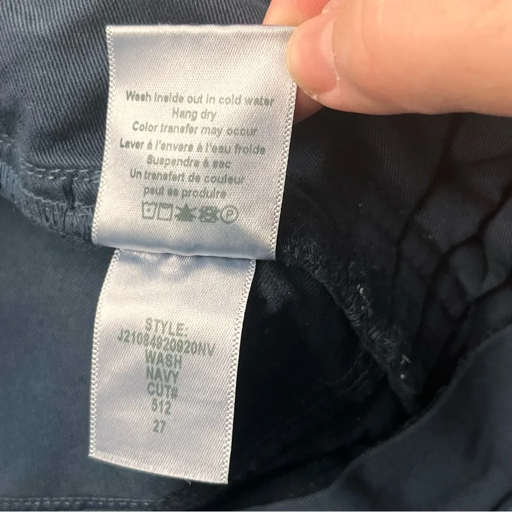 Veronica Beard Jeans Karter With Patch Pockets Women Size 27 Blue Twill Pant NEW - Image 7