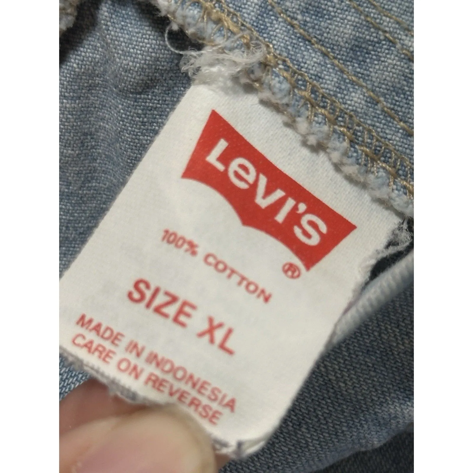 Vintage‎ Levis Bib Womens Overalls Shorts Shortalls 90s Y2K Size XL Light Wash - Image 3