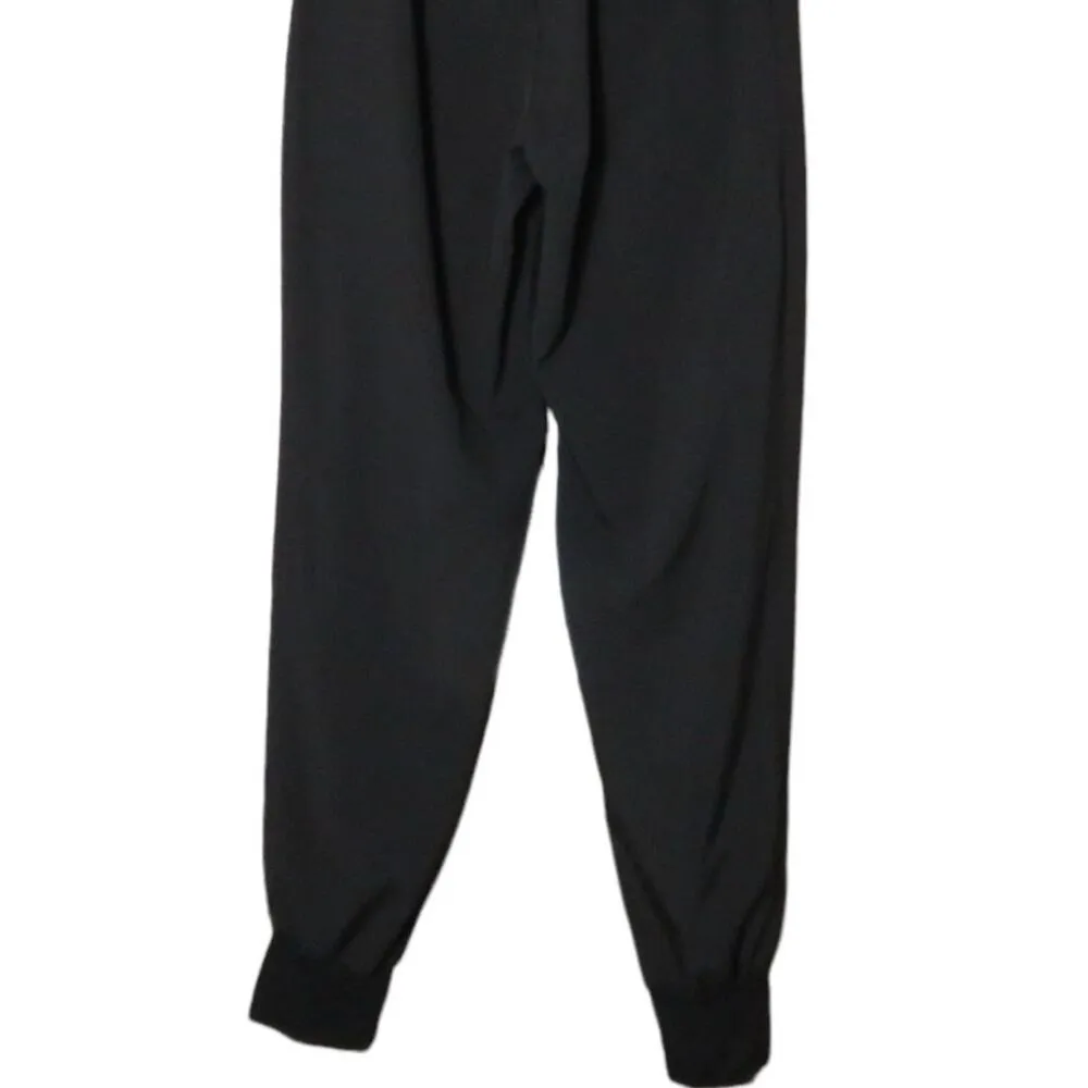 Wishful Thinking Joggers Pull On Comfy Lounge Pants Womens S Black - Image 6