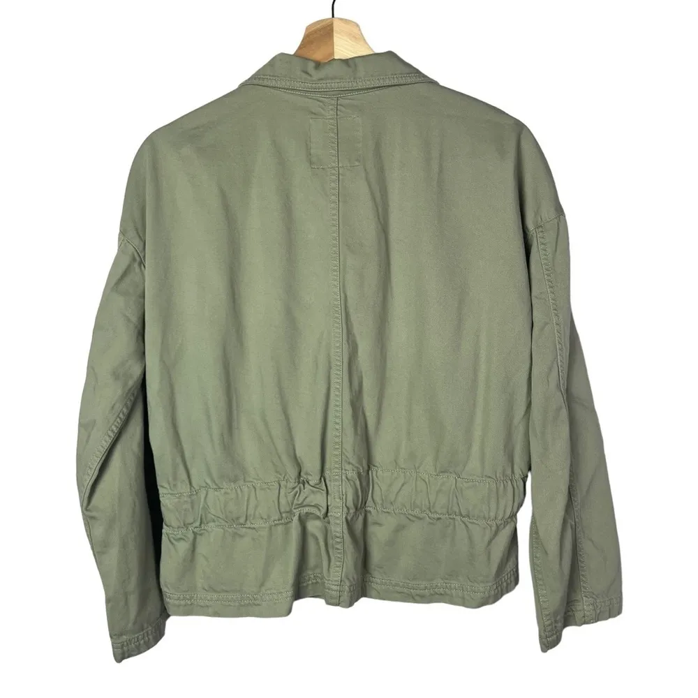 Madewell Southlake Light Green Military Jacket XS - Image 3