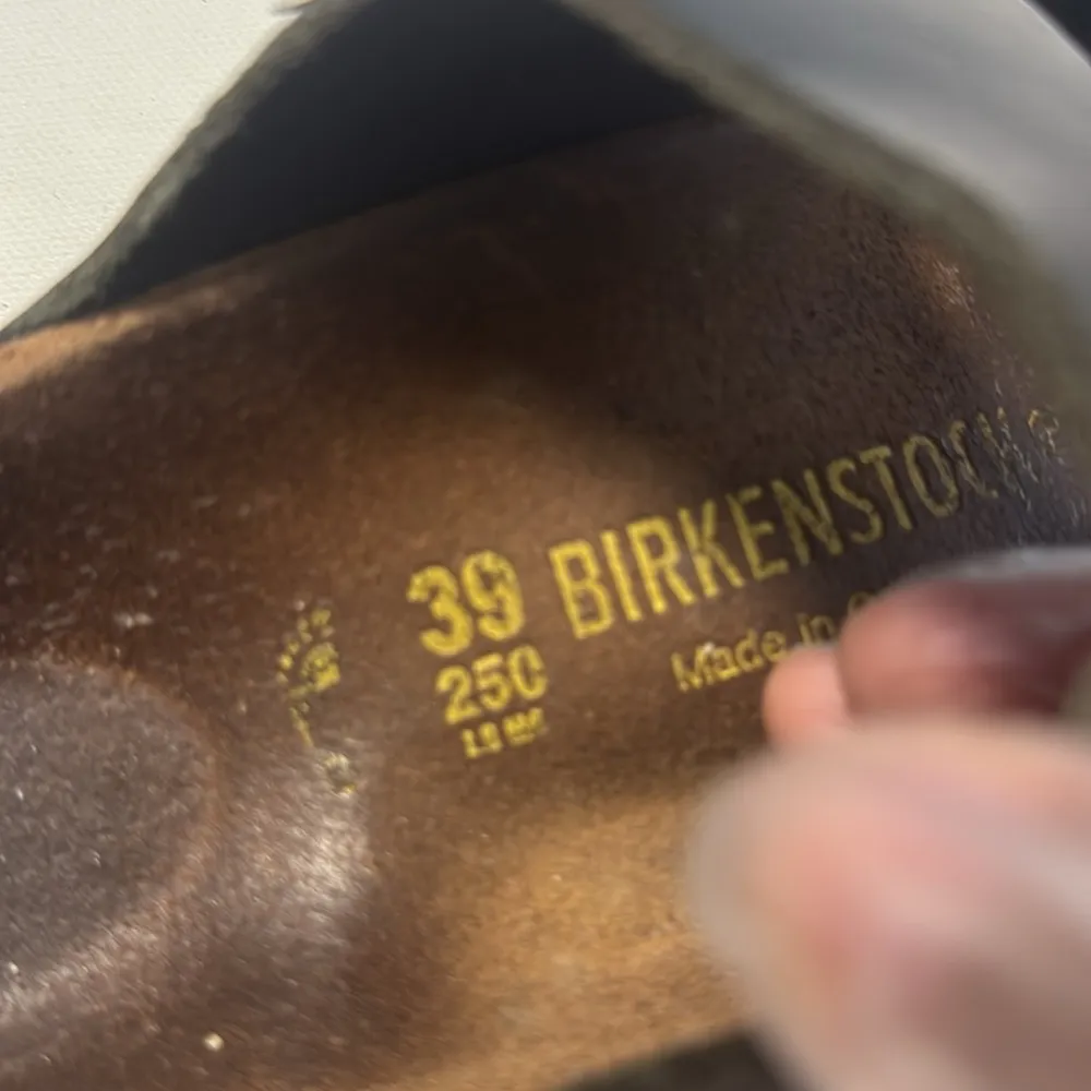 Birkenstock Arizona Leather Black Size 39 - Image 7