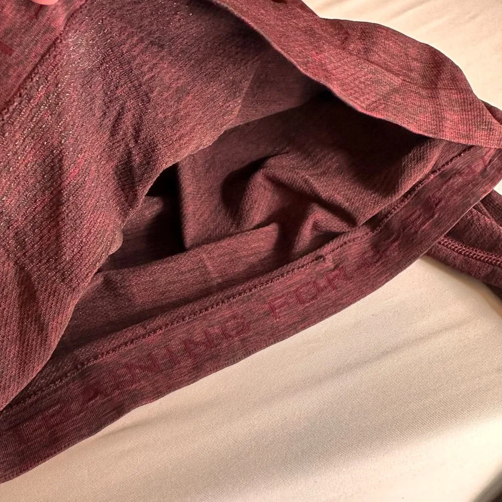 Lululemon Maroon Long Sleeve Swiftly Tech Shirt Size 6 - Image 12