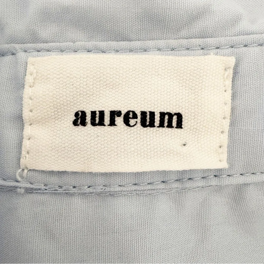 Aureum The Label Baby Blue Poplin Cut Out Dress Size XS - Image 11