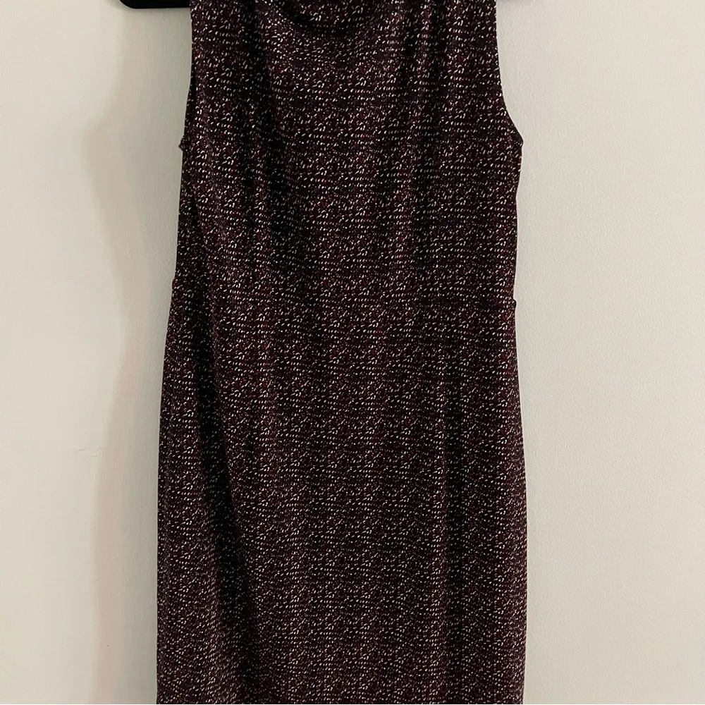 Ann Taylor Women’s Dress Sleeveless Sheath Ruched Waist Fully Lined Size 12 - Image 7