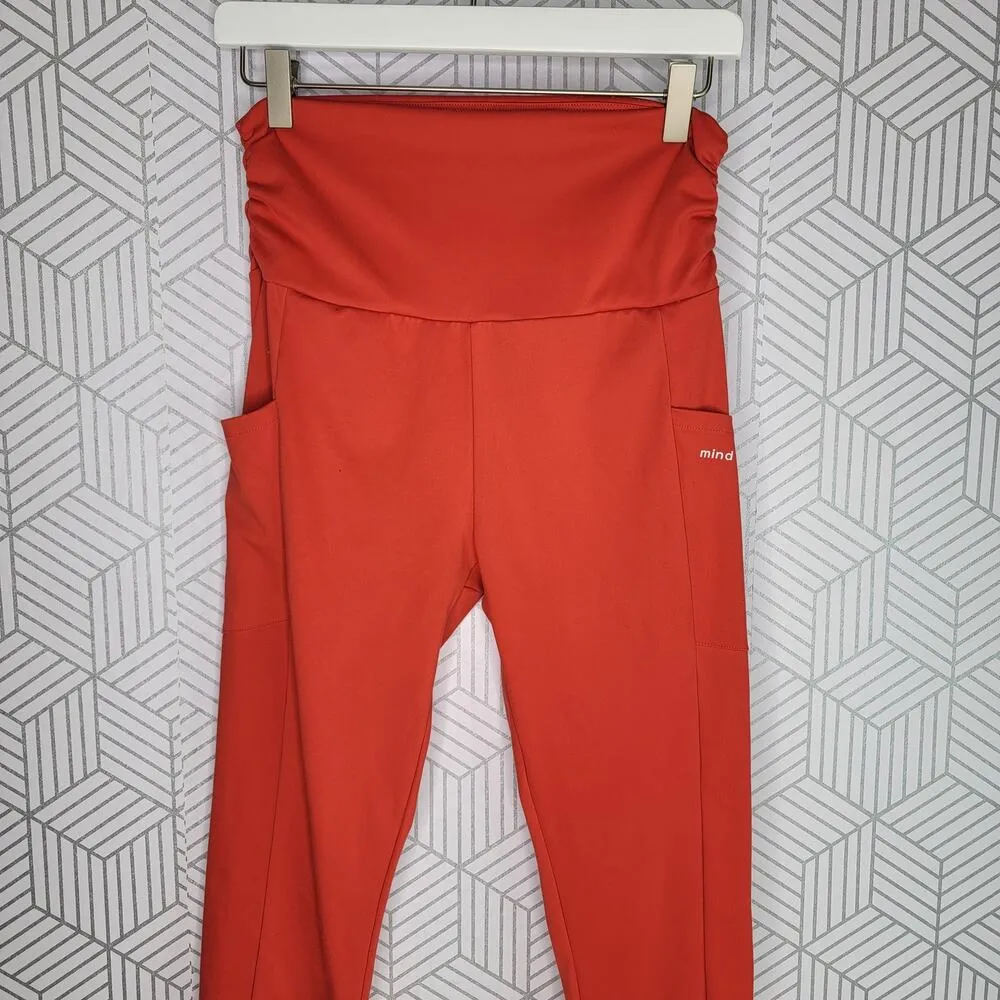 Mind Body Love Red Leggings by Peace Love World Sz Small - Image 6