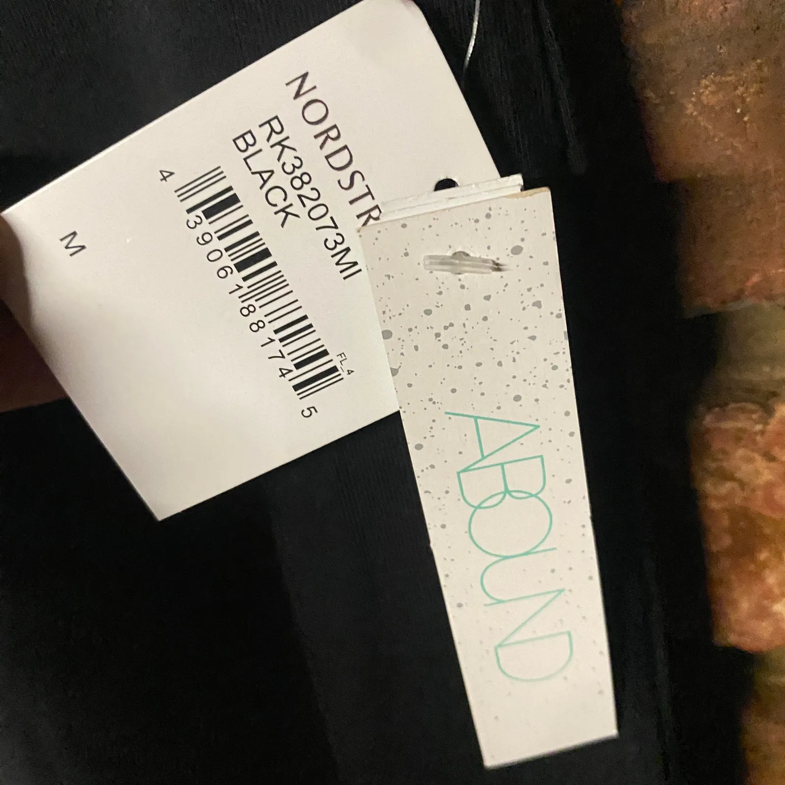 NWT Abound Black Stretch High Rise Waist Athletic Leggings Women's Size Medium - Image 5