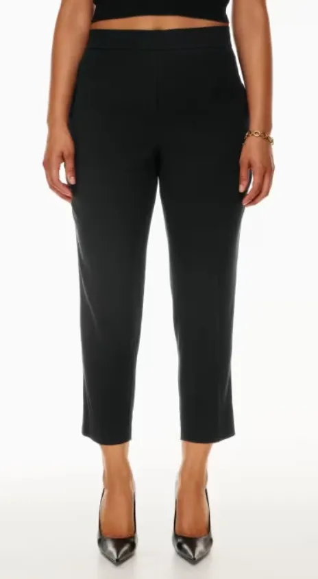 Wilfred Aritzia Black Stretchy Straight Leg Trousers Work Pants Women's size 8 - Image 1