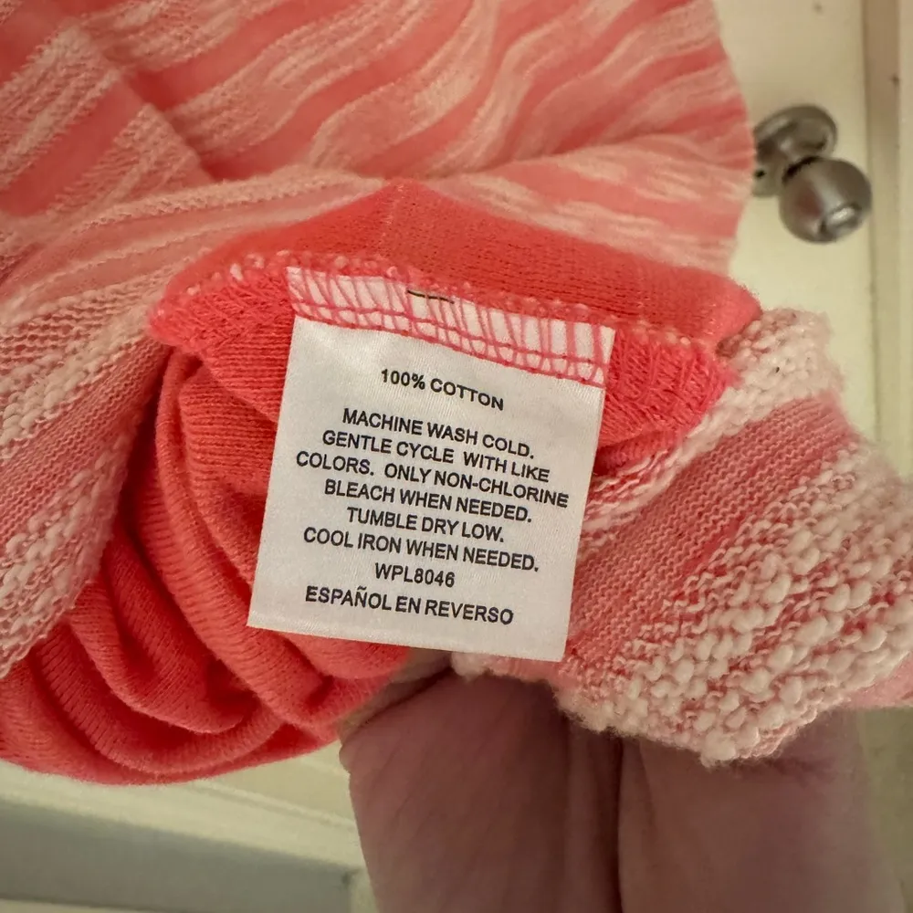 Maison Jules pink striped textured fit and flare dress Size S‎ - Image 5