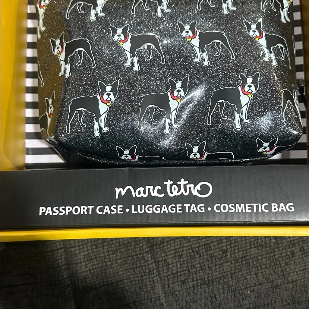 Marc Tetro Black Boston Terrier Accessory Set - Image 2