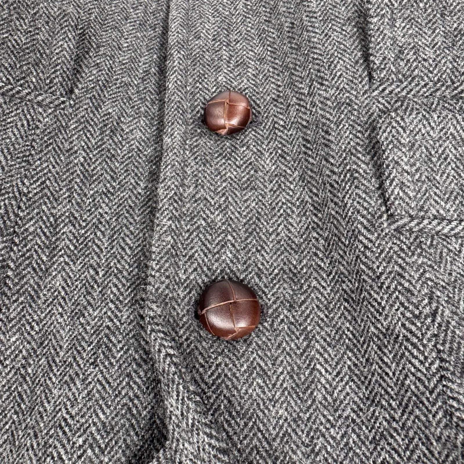 J. Crew Riding Blazer Jacket Womens 2 Gray Wool Dark Academia Preppy - Image 4