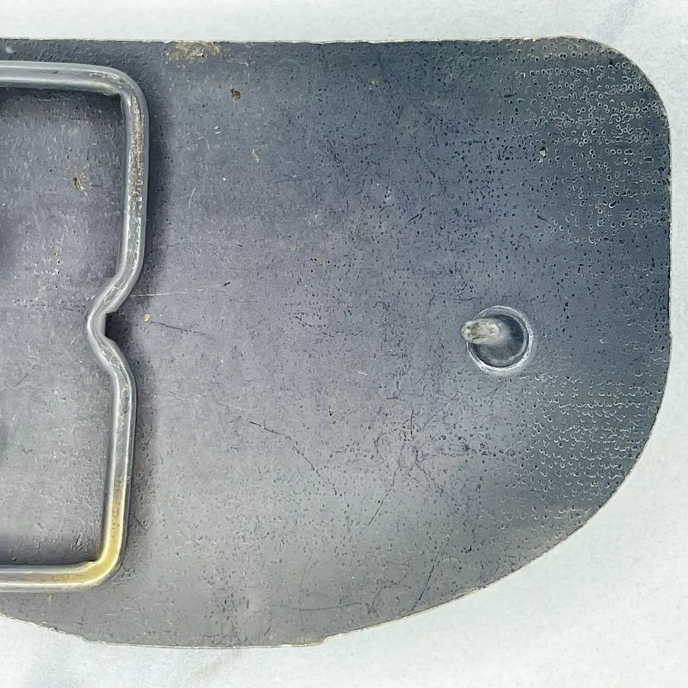 Vintage Raleigh Lights Tobacco Cigarette Truck Trucking Belt Buckle - Image 6