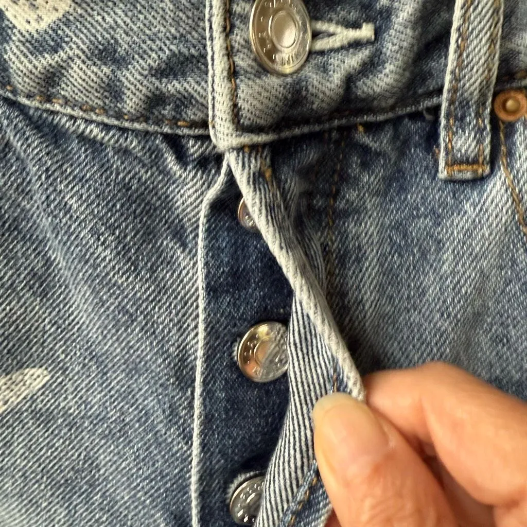 PacSun Eco Butterfly Ultra High Waisted Slim Fit Jeans Women’s 27 - Image 6