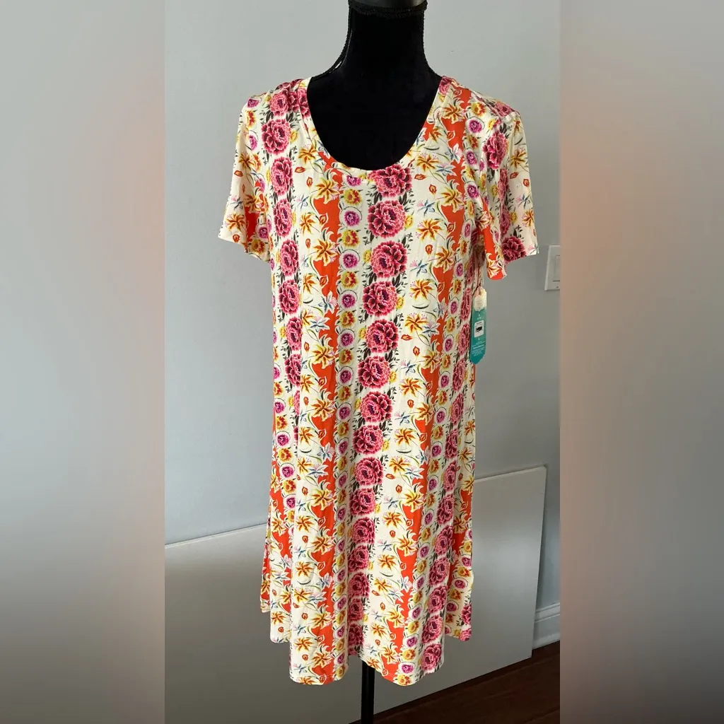 Cute comfy casual dress 🌺🌻 Red Size M - Image 3