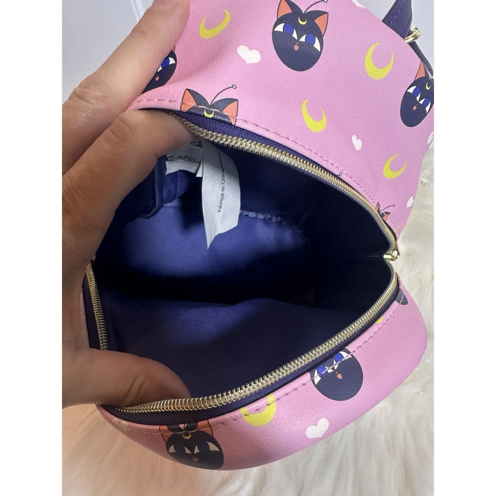 New: Sailor Moon Loungefly Luna Mini Backpack - Image 8