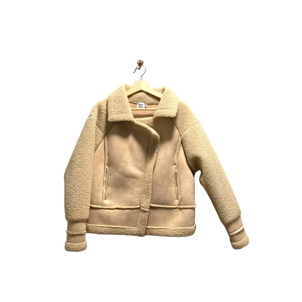 Princess Polly Moondance Jacket Beige Size S/M - Image 2