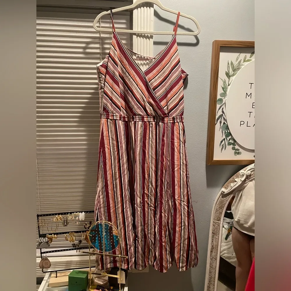 Maurice’s Stripped Align Mid-dress size large - Image 4