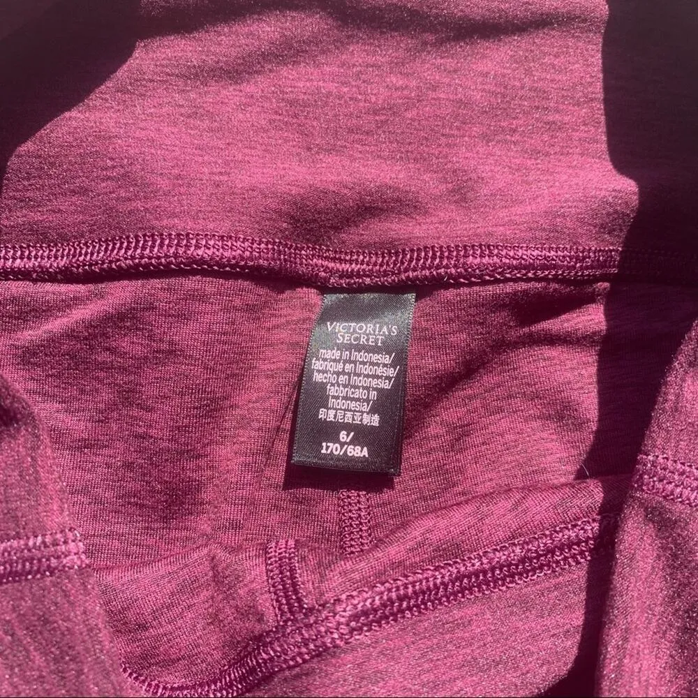 Victoria’s Secret Merlot leggings tights w pockets Size 6 - Image 4