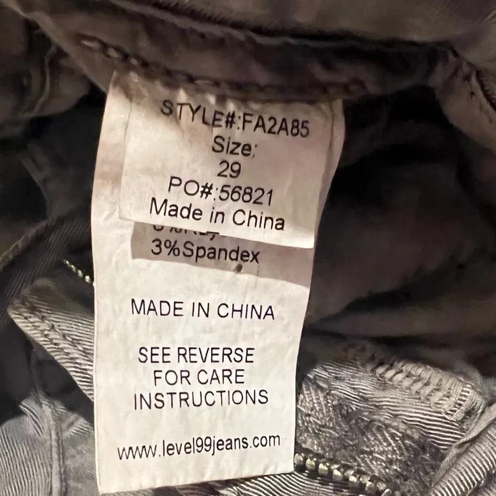 Level 99 Anthropologie gray straight leg ankle pants mid rise gray stret… Size 29 - Image 7