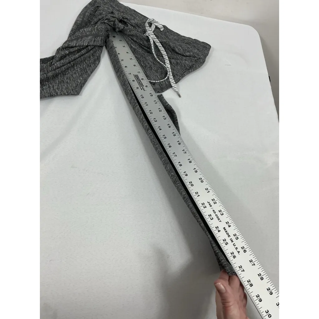 Womans Favorite Soft Pants Pullon Athletic Pants Medium Black Gray - Image 7