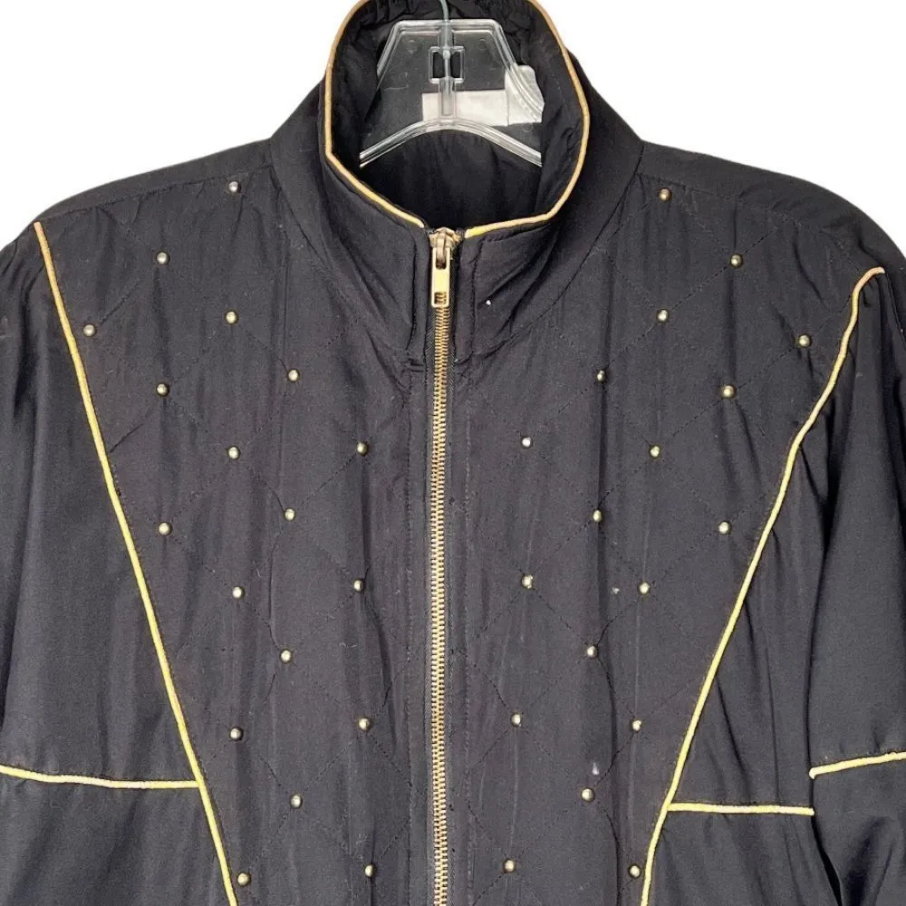 Vintage Blair Boutique Black‎ Jacket Black Size M - Image 2