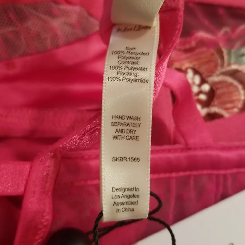 💕FOR LOVE AND LEMONS💕 Luella Underwire Bustier Fuchsia Floral Lace Small S NWT - Image 13