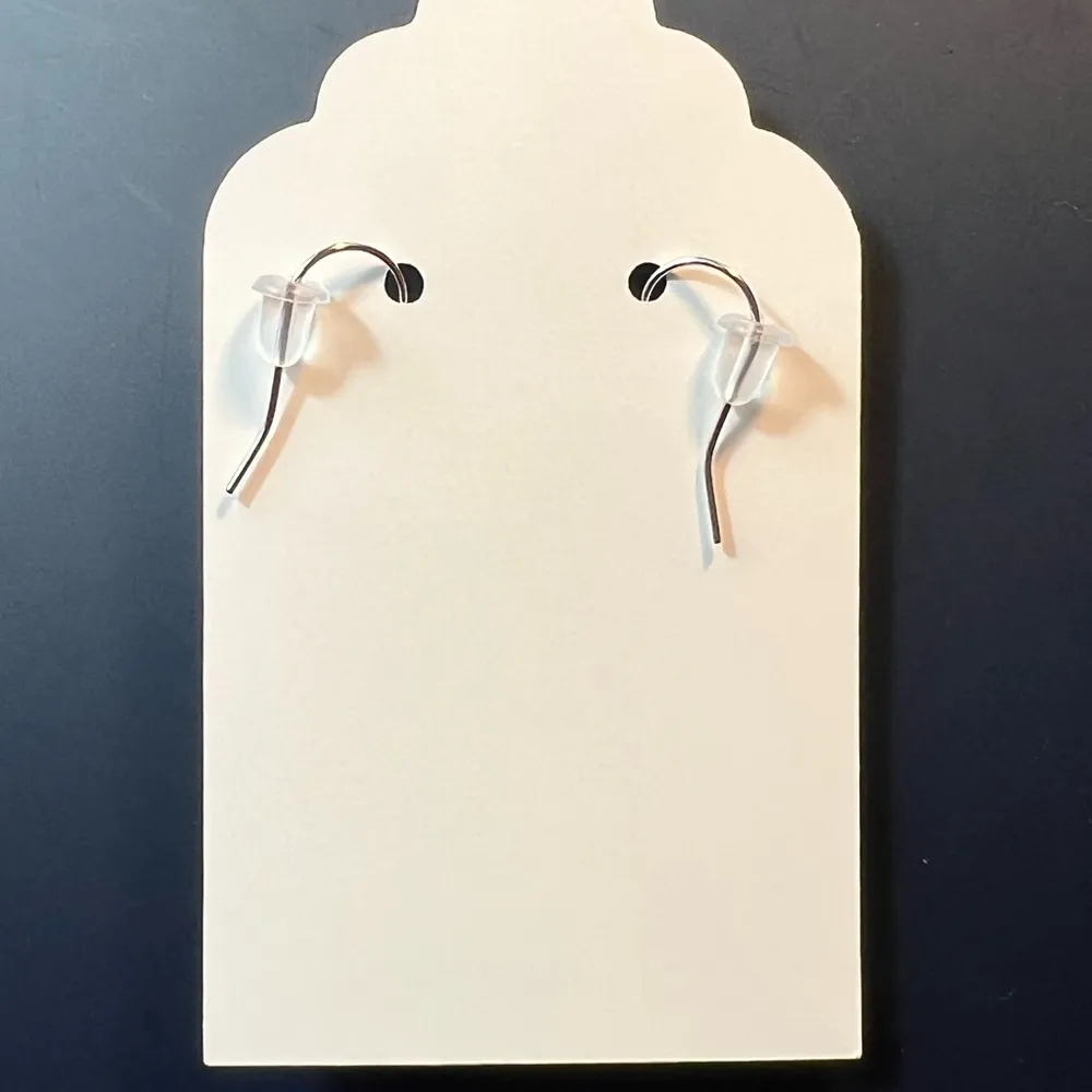 Chicken Blue Teardrop Earrings New - Image 2