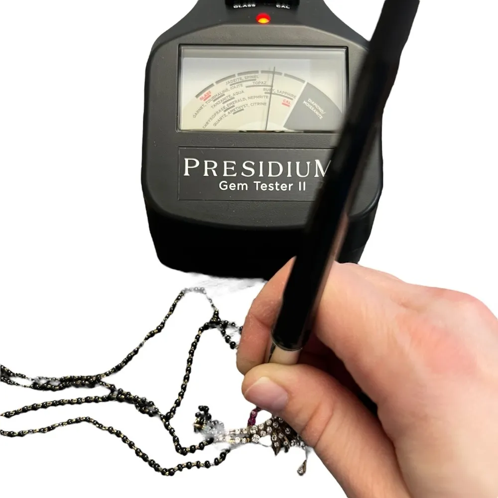 Dainty Silver & Gold Tone Black Seed Beaded Mangalsutra Rhinestone Necklaces - Image 16