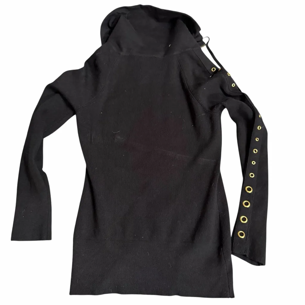 CACHE Y2K Studded Double Zip McBling Full Zip Jacket XS - Image 8