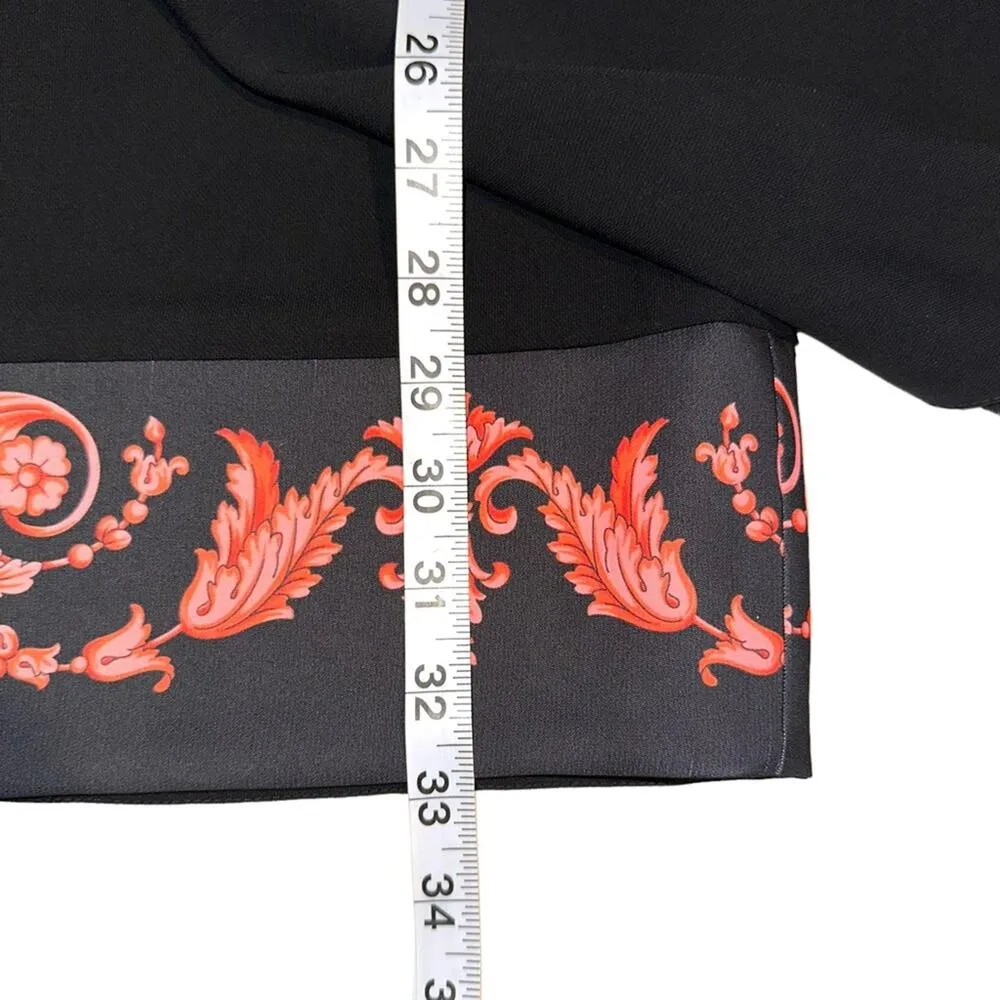 Versace Collection Sleeveless Asymmetrical Cady Wrap Black Mini Dress IT 42 US 8 - Image 11