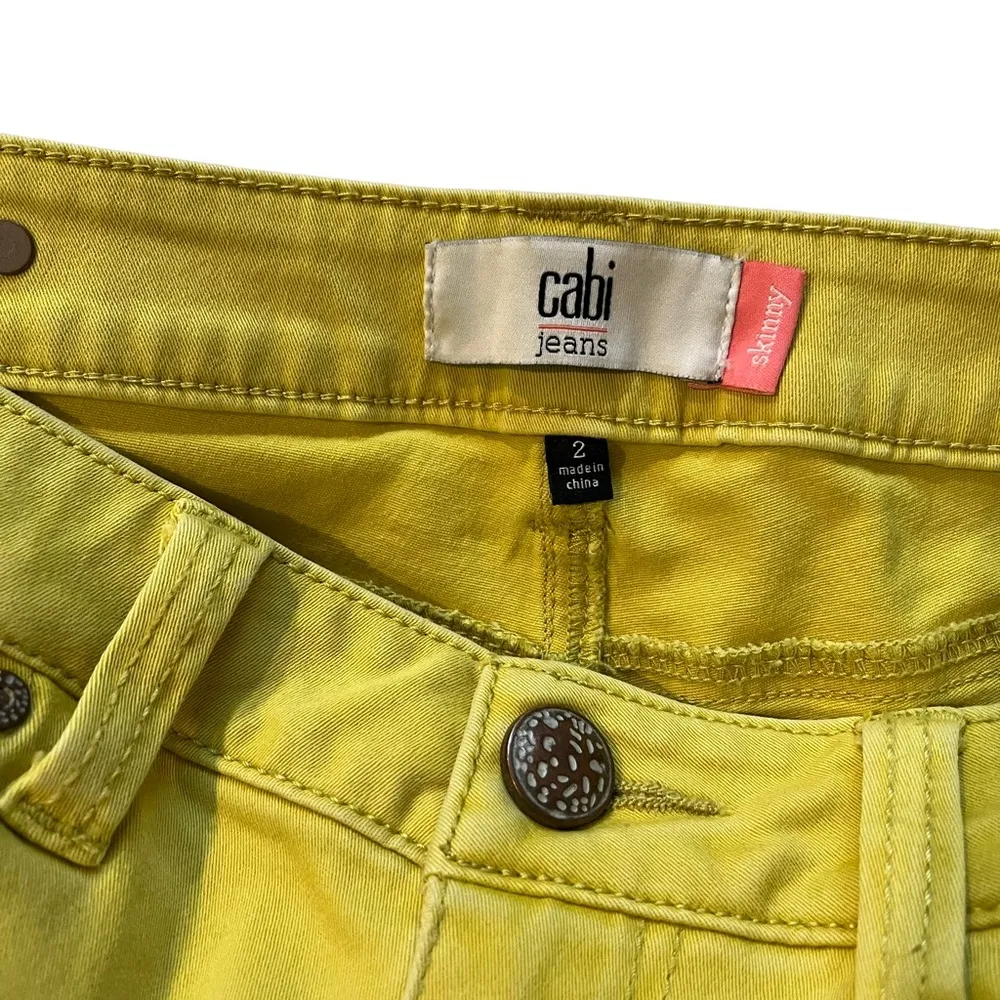 CAbi Citron Skinny Jeans #5084 - Image 10