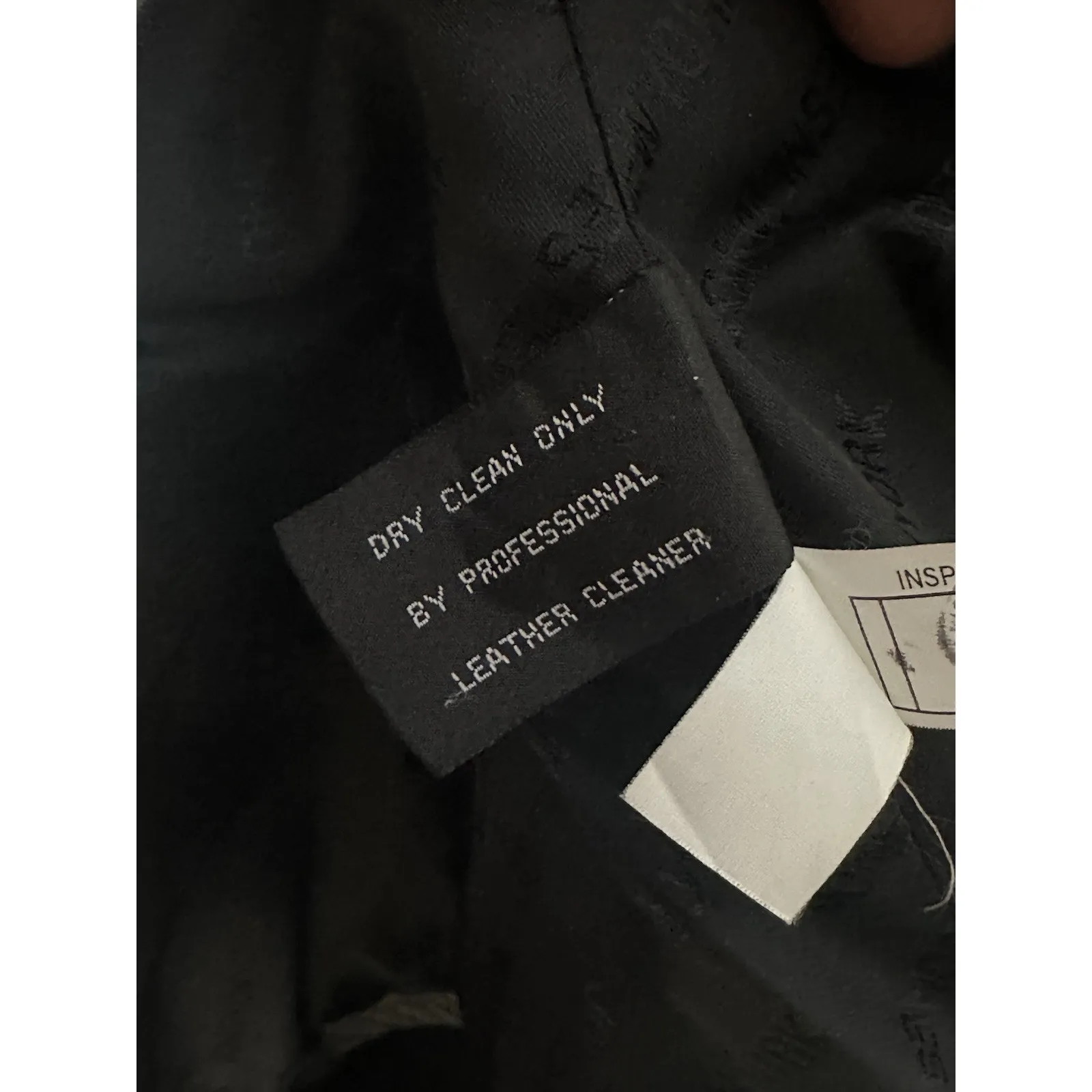 Jones New York Women’s Black Leather Coat Size Medium - Image 9