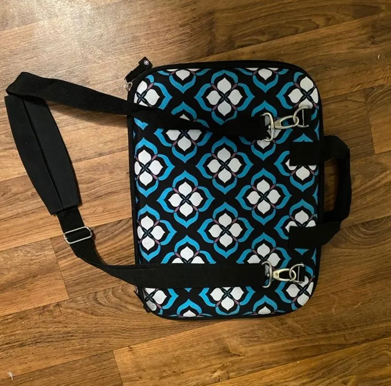 Hard Shell Laptop Bag Blue - Image 3
