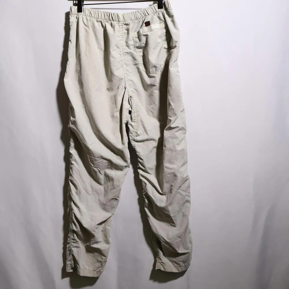 VTG Gramicci Pants Womens XL Beige Rock Climbing Ruched Active Outdoor 90s Nylon - Image 2