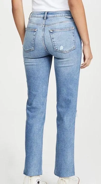 Boyish The Dempsey High-Rise Stretch Straight Leg Jeans - Image 2