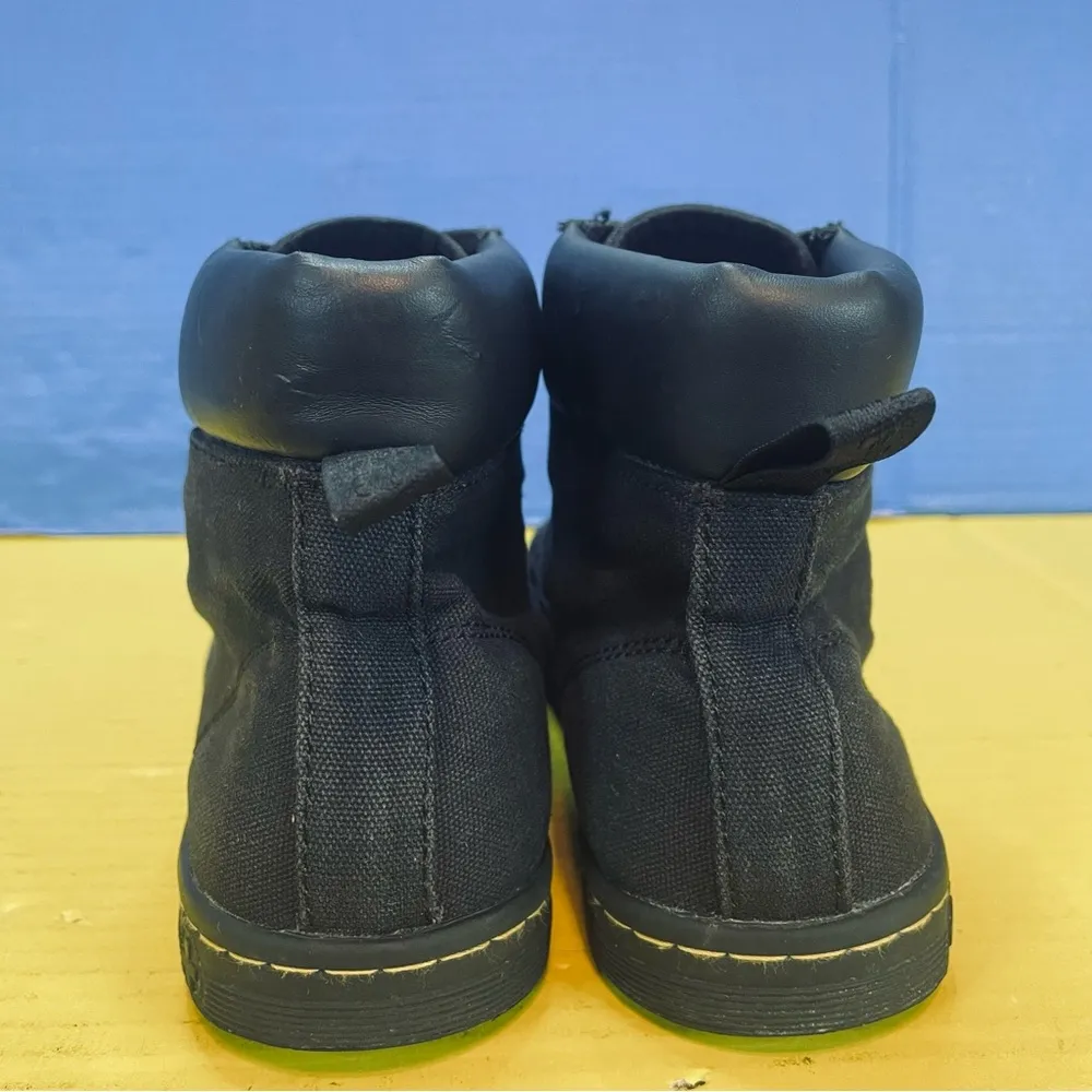 Dr Martens Maelly Women’s Black Canvas Ankle Boots Booties Lace Up Size US 10 - Image 4