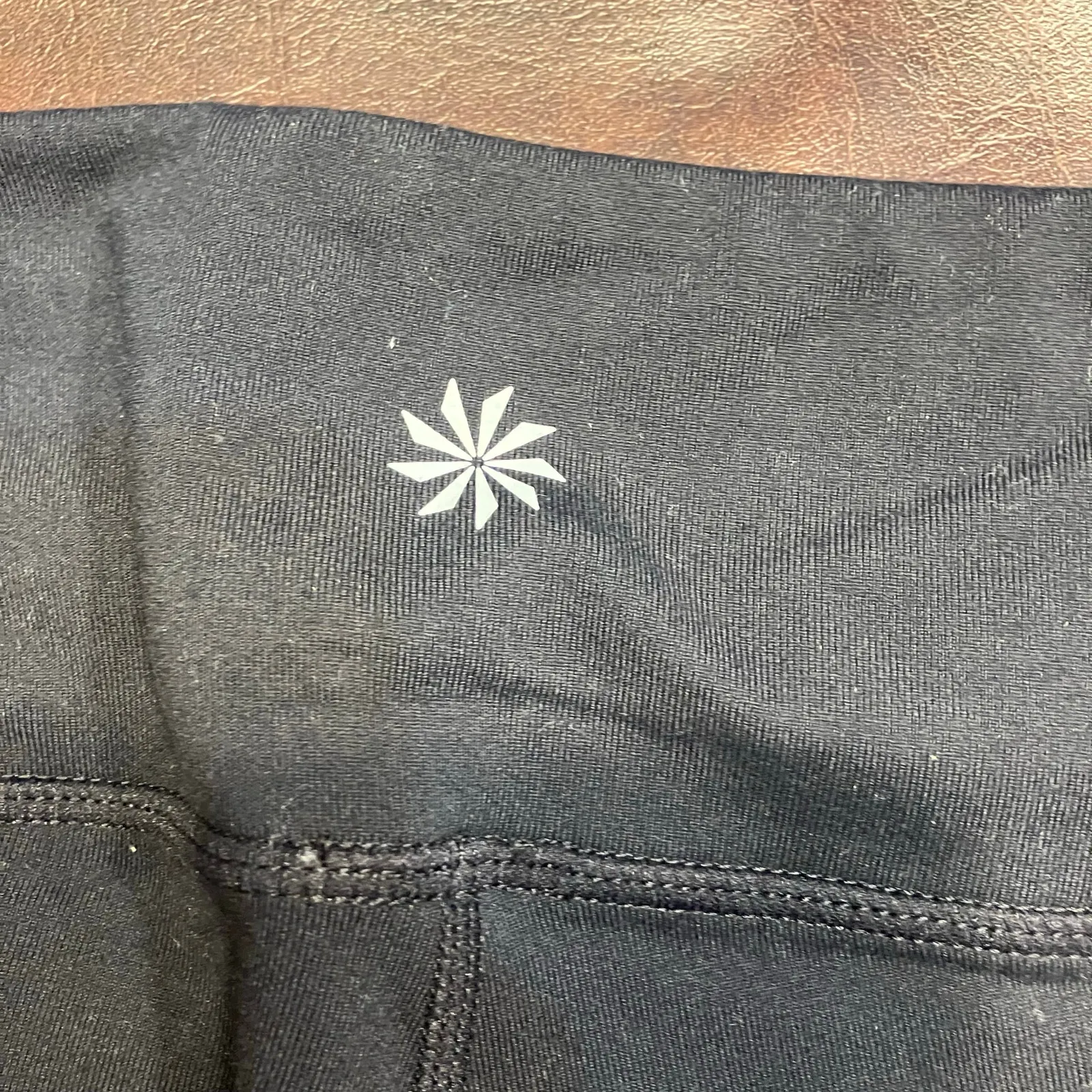 Athleta Low Rise Black Colorblock Leggings Womens Medium Yoga Active‎ Classic - Image 10