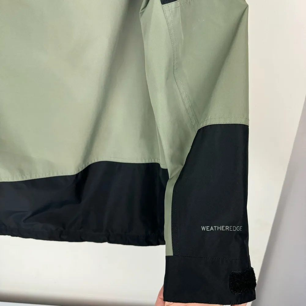 Eddie Bauer Womens Rainfoil Ridge Jacket Sz Small Olive Green Black Hooded - Image 15