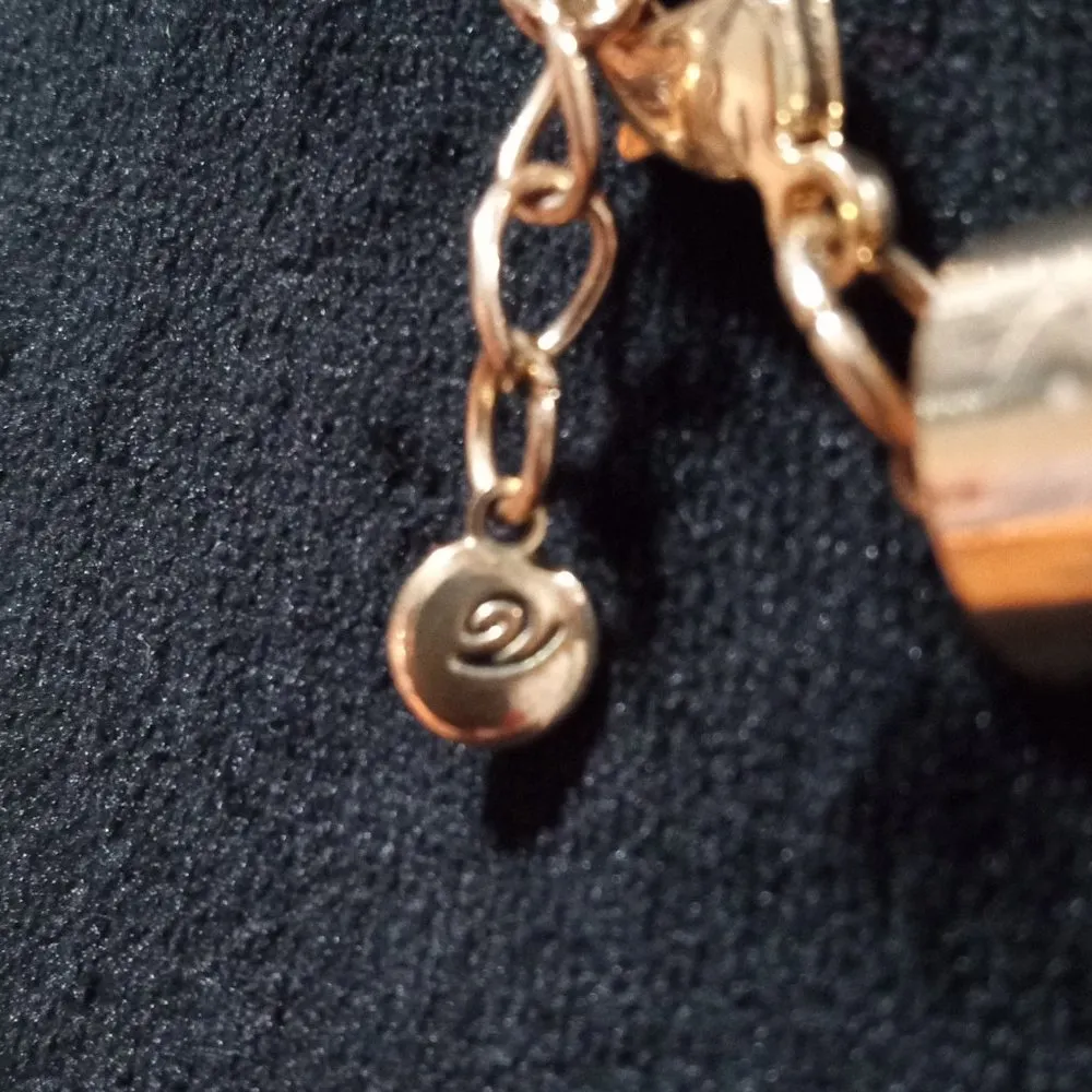 Womens Fashion Chunky Gold Tone Bar Statement Collar Necklace with Lobster Clasp - Image 7