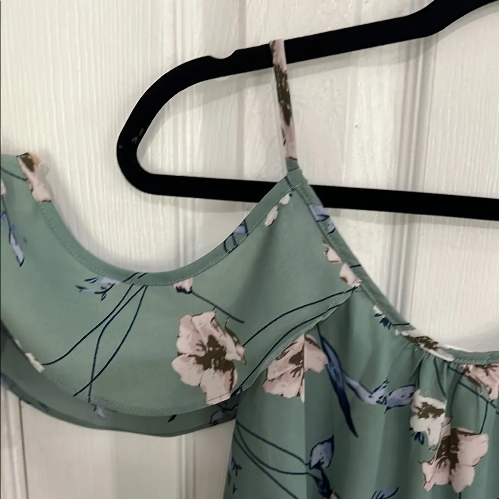 Sienna Sky Green Ruffled Tiered Camisole - Image 4