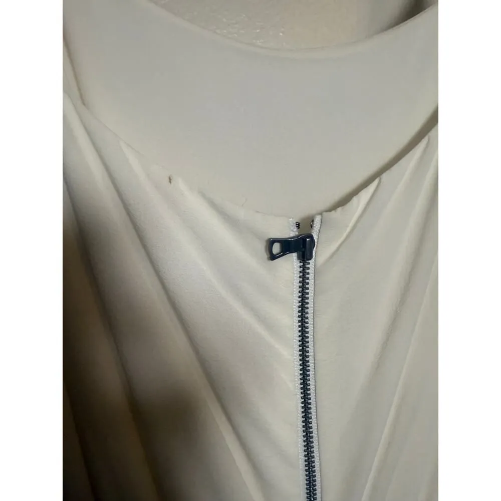 NWT Alice + Olivia Neal Full Length Skort Jumpsuit  Flaws Sz. 12 - Image 6