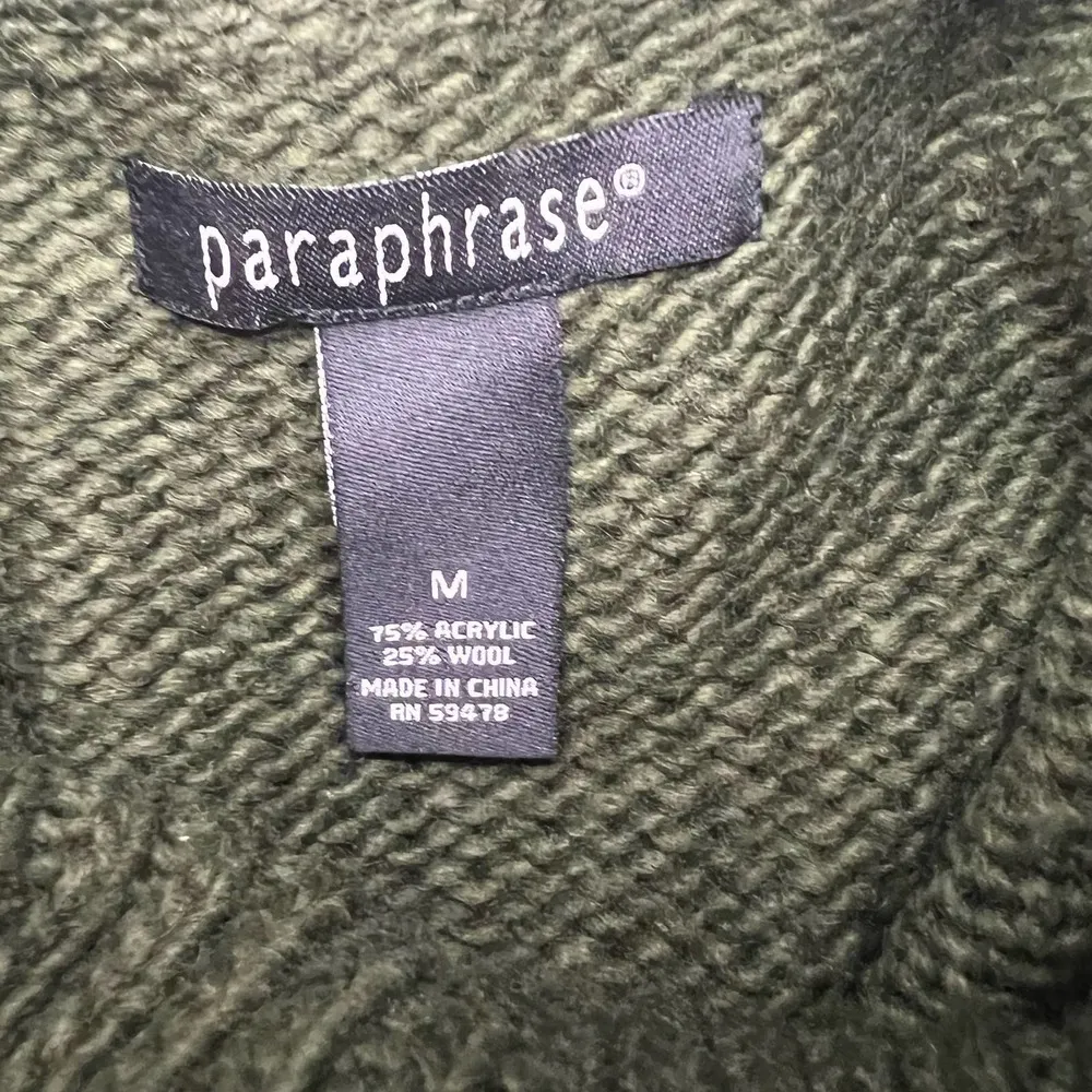 Paraphrase Cropped Short Sleeve Turtleneck Cowlneck Sweater Size Medium - Image 14