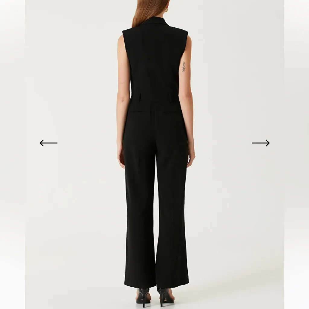 Michael Kors Pantsuit Business $500+ Elegant Black Sleeveless Jumpsuit NWT - Image 5