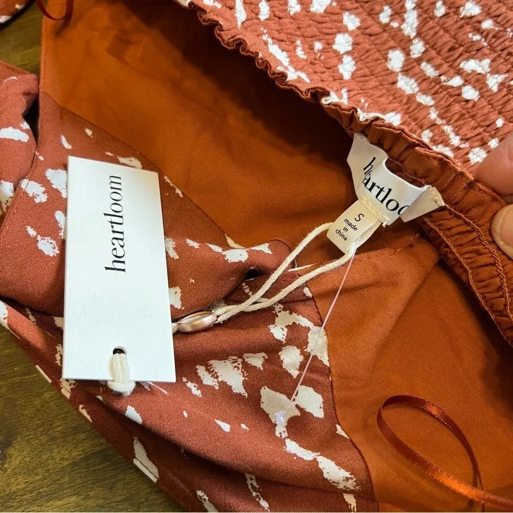 Heartloom Jolie Halter Top Printed Crop Cropped - Image 5