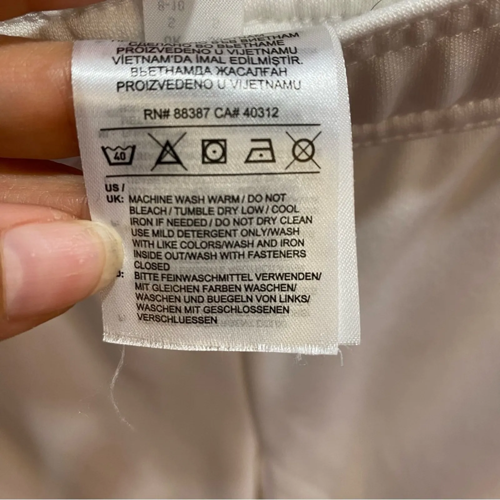 Adidas White Climacool Tiro 13 Soccer Track Pants Sz S - Image 9